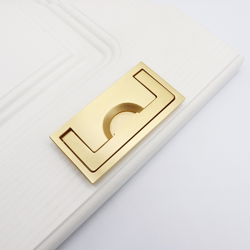 Brass Hidden Cabinet Door Handles