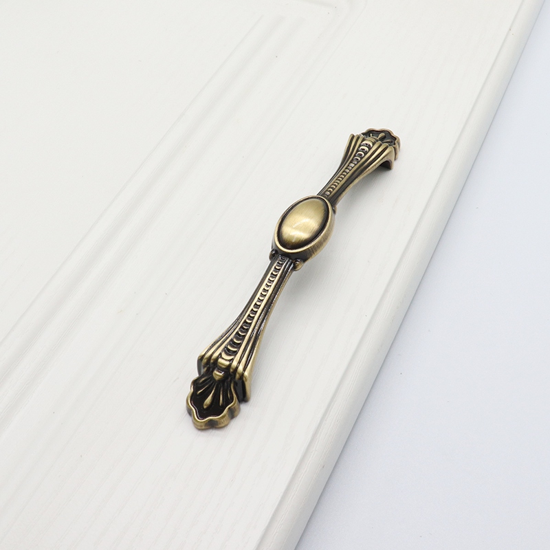 Matte Vintage Brass Dresser Handles
