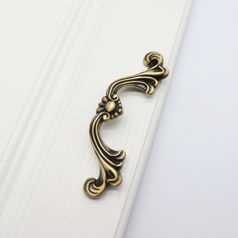 Brushed Antique Brass Furniture Handles