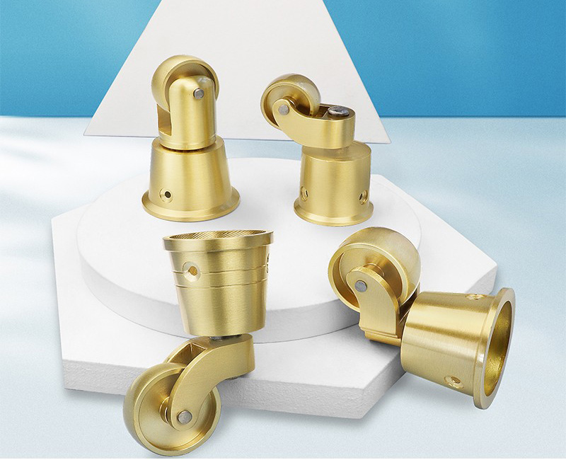 Solid Brass Cup Casters