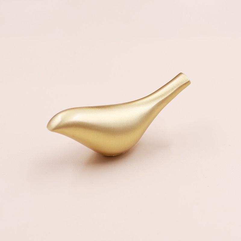 Solid Brass Bird Shaped Drawer Pulls